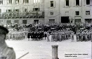 CAMPAGNE D ITALIE 1944 SIENNE  14 JUILLET   (5)